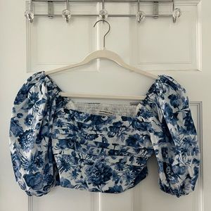 Floral crop top
